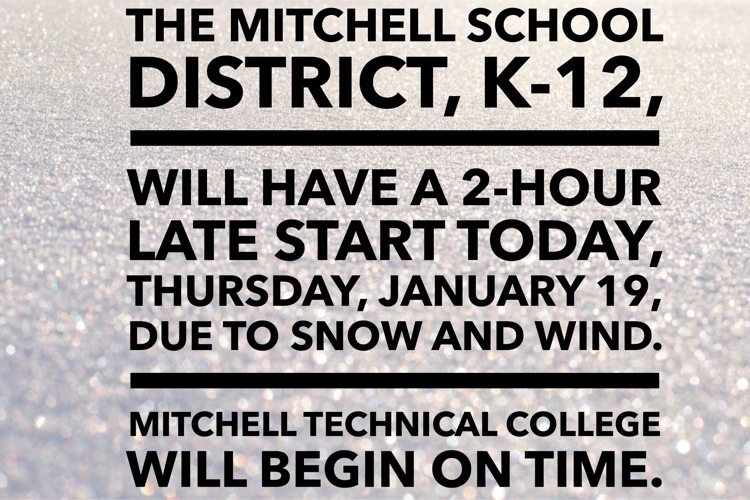 2 Hr Late Start Today