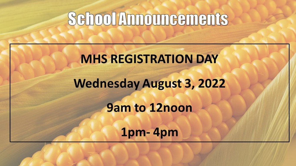 MHS Registration Day