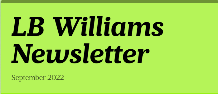 L.B. Williams Newsletter Screenshot
