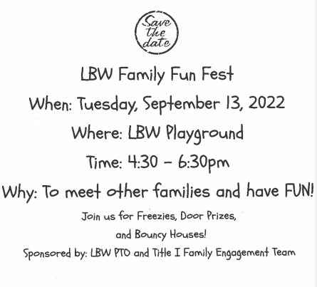 Family Fun Fest Flyer